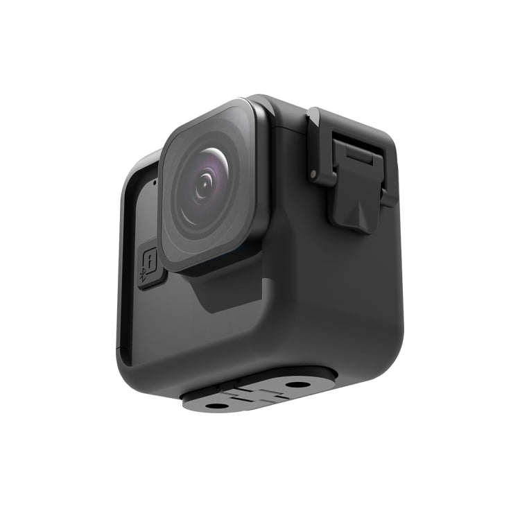 For GoPro Hero11 Black Mini PULUZ PC Plastic Border Frame with Buckle Basic Mount & Screw(Black) - HoMEdemic™ 