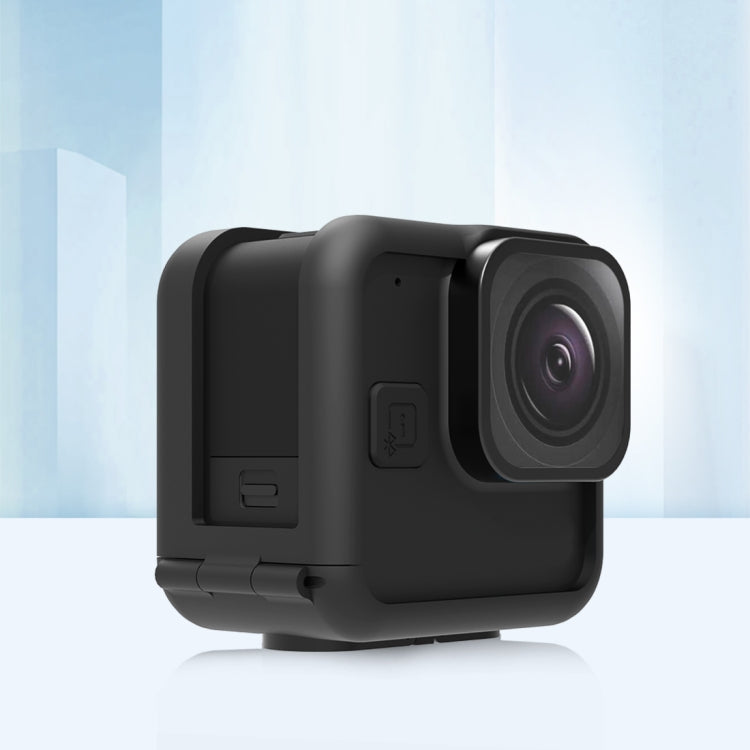 For GoPro Hero11 Black Mini PULUZ PC Plastic Border Frame with Buckle Basic Mount & Screw(Black) - HoMEdemic™ 
