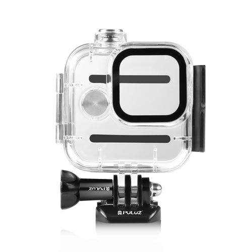 For GoPro Hero11 Black Mini PULUZ 40m Waterproof Housing Protective Case with Buckle Basic Mount & Screw (Transparent) - HoMEdemic™ 