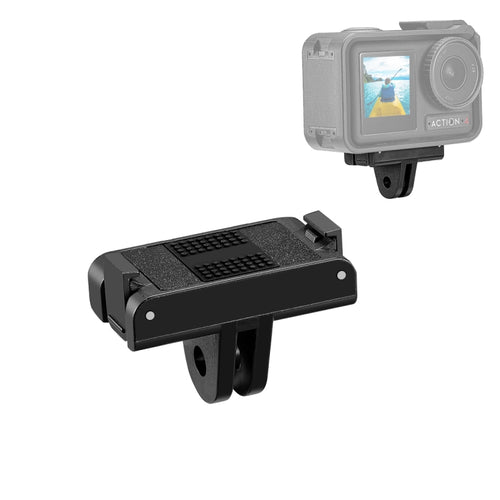 For DJI Osmo Action 5 Pro / 4 / 3 PULUZ Magnetic Quick Release Base Expansion Mount (Black) - HoMEdemic™ 