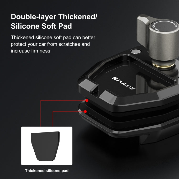 PULUZ Motorcycle Windshield Action Camera Mount Clip for GoPro Hero12 Black / DJI Osmo Action 4 / Insta360 X4 / Ace Pro and Other Action Cameras (Black) - HoMEdemic™ 