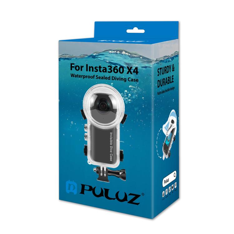For Insta360 X4 PULUZ 50m Waterproof Sealed Diving Case (Transparent) - HoMEdemic™ 