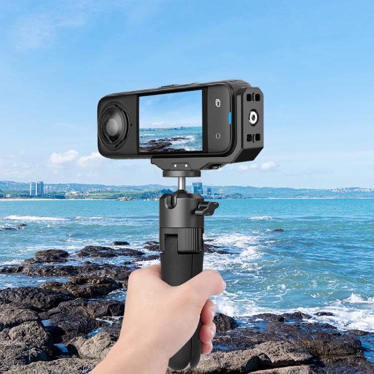 For Insta360 X4 / X5 PULUZ Vertical Horizontal Shooting Quick Release Metal  L Bracket (Black) - HoMEdemic™ 