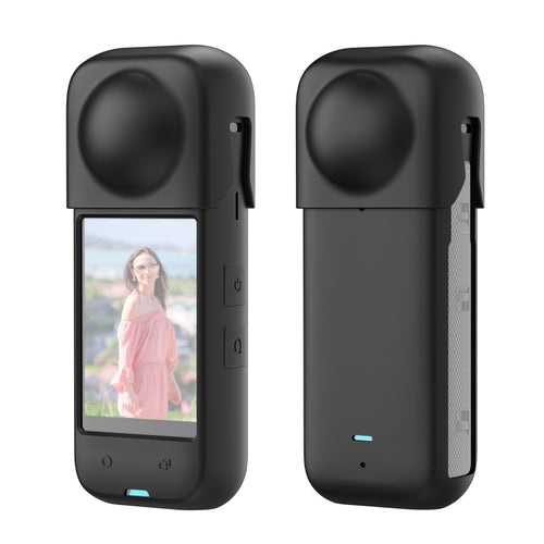 For Insta360 X4 PULUZ Full Body Dust-proof Silicone Protective Case (Black) - HoMEdemic™ 