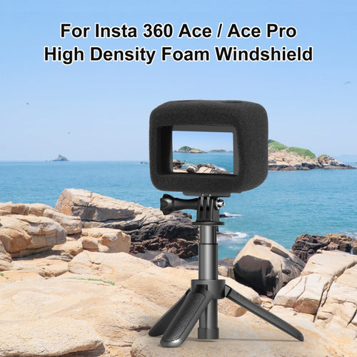 For Insta360 Ace Pro / Ace PULUZ High Density Foam Windshield (Black) - HoMEdemic™ 