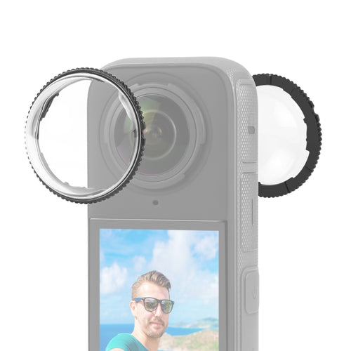 For Insta360 X4 PULUZ Rotation PC Lens Guard  Protective Cover (Transparent) - HoMEdemic™ 