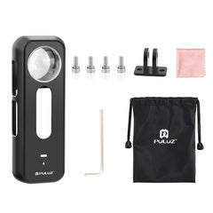 For Insta360 X4 PULUZ Metal Protective Cage Rig Housing Frame with Lens Protector (Black) - HoMEdemic™ 