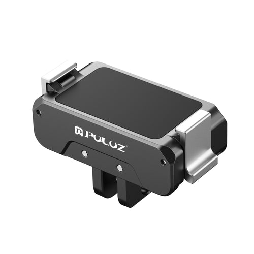 For DJI Osmo Action 4 / 3 PULUZ Magnetic Quick Release Metal Base (Black) - HoMEdemic™ 