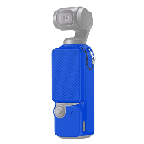 For DJI OSMO Pocket 3 PULUZ  2 in 1 Silicone Cover Case Set with Strap (Blue) - HoMEdemic™ 