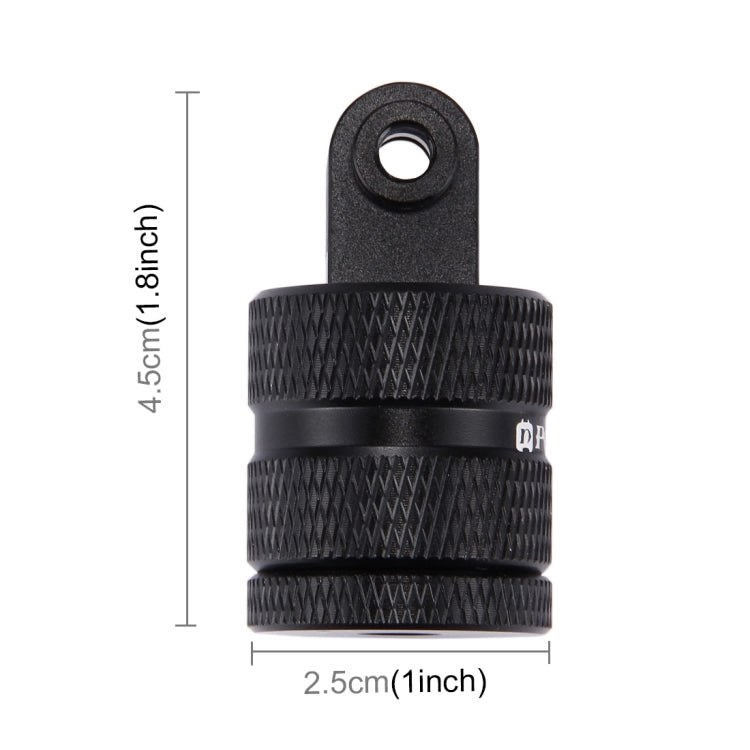 PULUZ 1/4 Inch Screw Hole Tripod Mount CNC Adapter for GoPro, Insta360, DJI and Other Action Cameras - HoMEdemic™ 