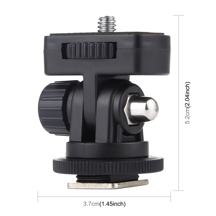 PULUZ 1/4 inch Screw Thread Cold Shoe Tripod Mount Adapter - HoMEdemic™ 