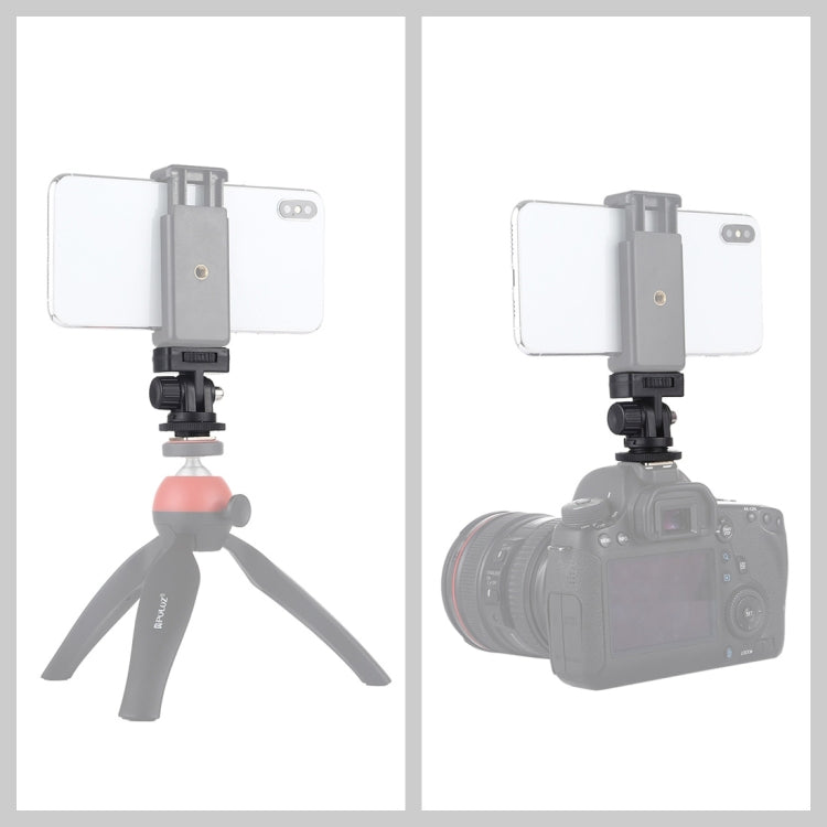 PULUZ 1/4 inch Screw Thread Cold Shoe Tripod Mount Adapter - HoMEdemic™ 