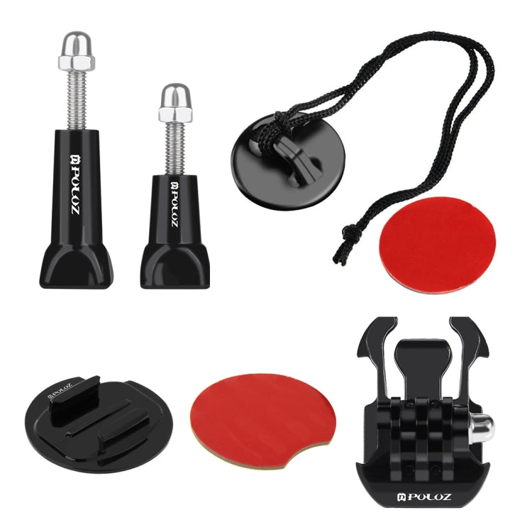 PULUZ 14 in 1 Surfing Accessories Combo Kits (Bobber Hand Grip + Floaty Sponge + Quick Release Buckle + Surf Board Mount + Floating Wrist Strap + Safety Tethers Strap + Storage Bag ) for GoPro, Insta360, DJI and Other Action Cameras - HoMEdemic™ 