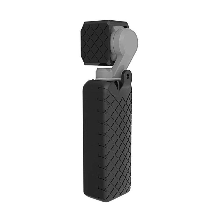 PULUZ  2 in 1 Diamond Texture Silicone Cover Case Set for DJI OSMO Pocket(Black) - HoMEdemic™ 