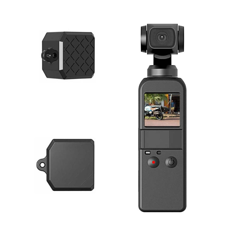 PULUZ  2 in 1 Diamond Texture Silicone Cover Case Set for DJI OSMO Pocket(Black) - HoMEdemic™ 
