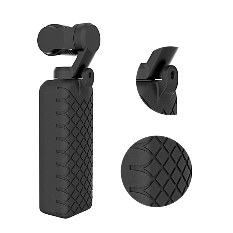 PULUZ  2 in 1 Diamond Texture Silicone Cover Case Set for DJI OSMO Pocket(Black) - HoMEdemic™ 