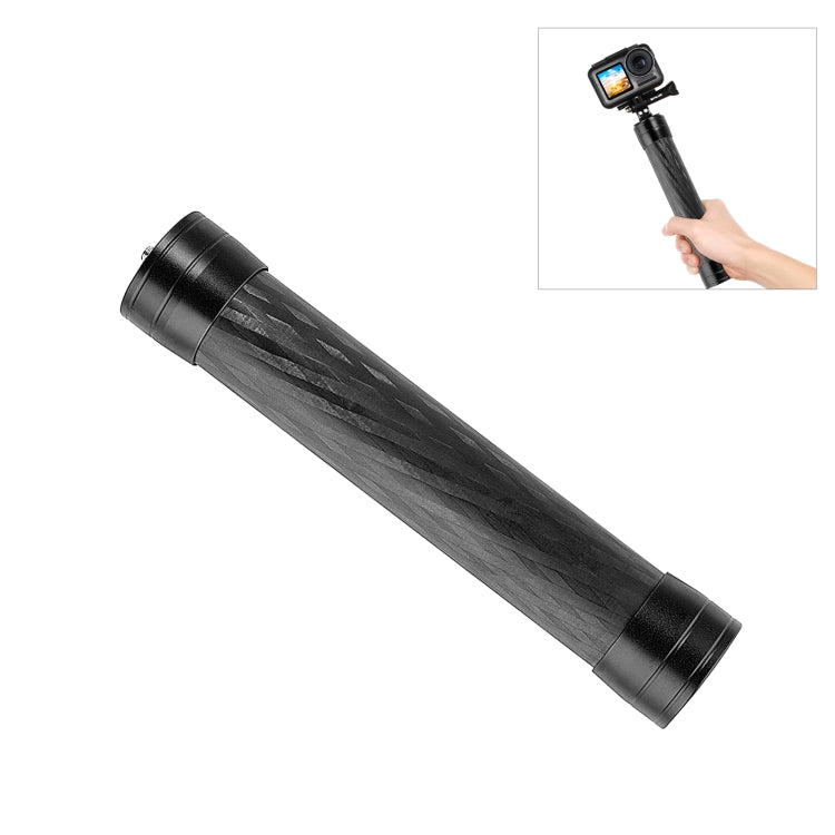 PULUZ 21cm Carbon Fiber Extension Monopod Stick for DJI / MOZA / Feiyu V2 / Zhiyun G5 Gimbal(Black) - HoMEdemic™ 