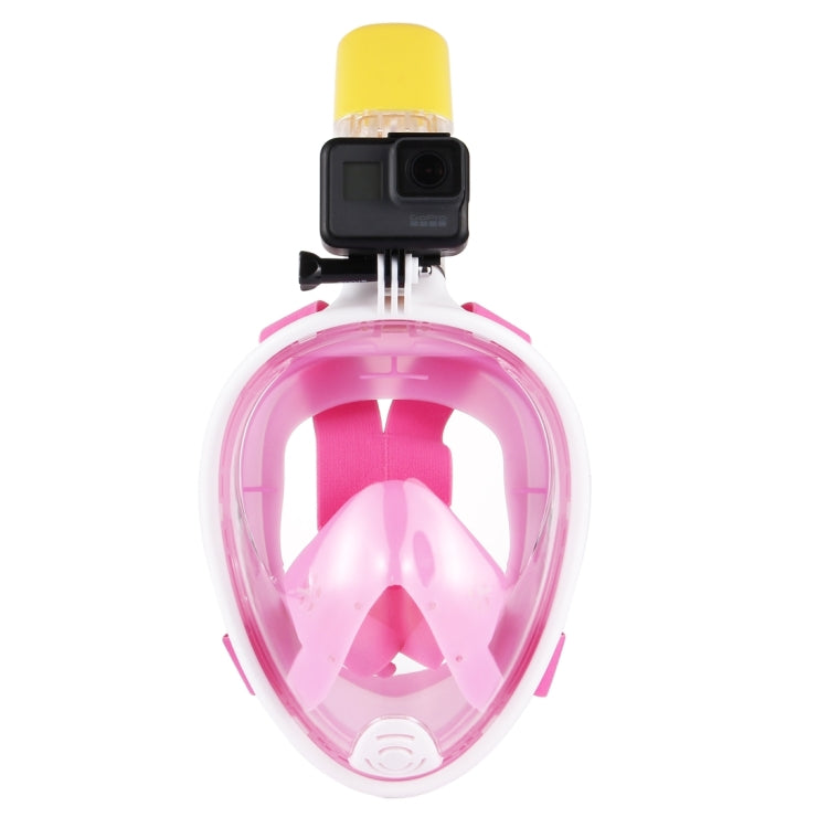 PULUZ 220mm Tube Water Sports Diving Equipment Full Dry Snorkel Mask for GoPro Hero12 Black / Hero11 /10 /9 /8 /7 /6 /5, Insta360 Ace / Ace Pro, DJI Osmo Action 4 and Other Action Cameras, L/XL Size(Pink) - HoMEdemic™ 