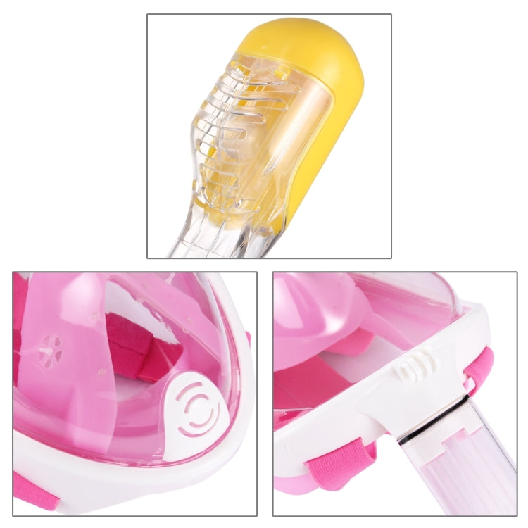PULUZ 220mm Tube Water Sports Diving Equipment Full Dry Snorkel Mask for GoPro Hero12 Black / Hero11 /10 /9 /8 /7 /6 /5, Insta360 Ace / Ace Pro, DJI Osmo Action 4 and Other Action Cameras, L/XL Size(Pink) - HoMEdemic™ 