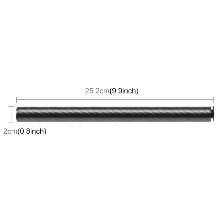 PULUZ 250mm Aluminum Alloy Carbon Fiber Floating Buoyancy Selfie-stick Extension Arm Rods for GoPro, Insta360, DJI and Other Action Cameras - HoMEdemic™ 