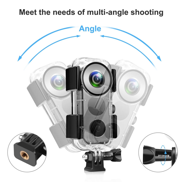 PULUZ 30m Underwater Waterproof Housing Case for Insta360 ONE X2(Transparent) - HoMEdemic™ 