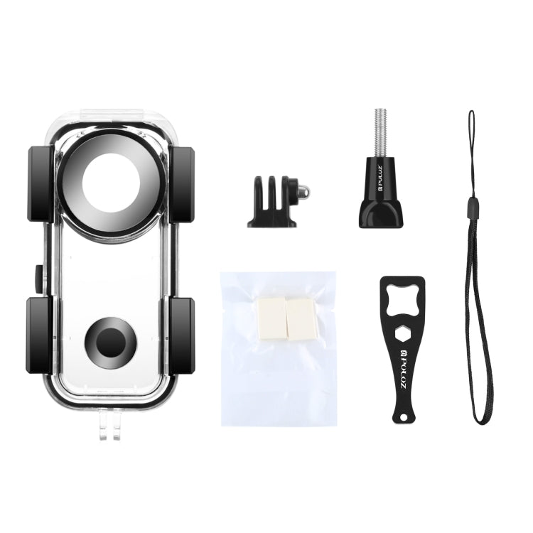 PULUZ 30m Underwater Waterproof Housing Case for Insta360 ONE X2(Transparent) - HoMEdemic™ 