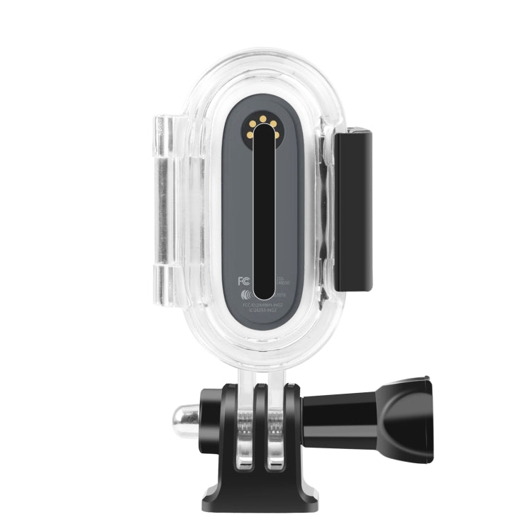 PULUZ 30m Underwater Waterproof Housing Protective Case for Insta360 GO 2, with Base Adapter & Screw(Transparent) - HoMEdemic™ 