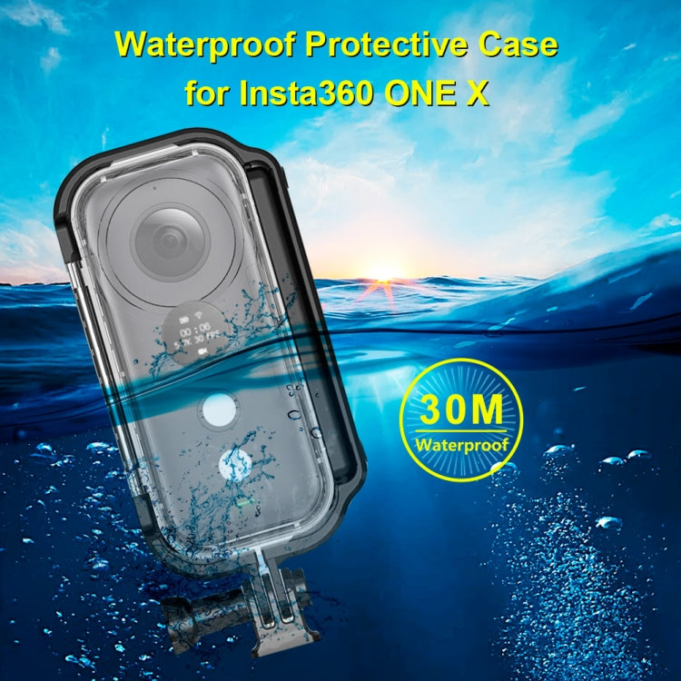 PULUZ 30m Underwater Waterproof Housing Protective Case for Insta360 ONE X, with Buckle Basic Mount & Screw - HoMEdemic™ 