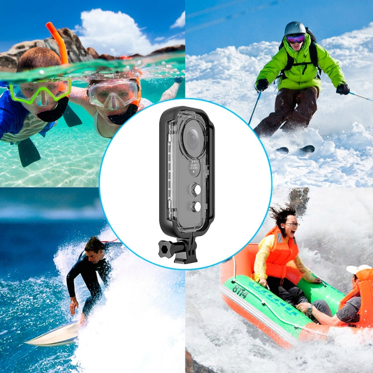 PULUZ 30m Underwater Waterproof Housing Protective Case for Insta360 ONE X, with Buckle Basic Mount & Screw - HoMEdemic™ 