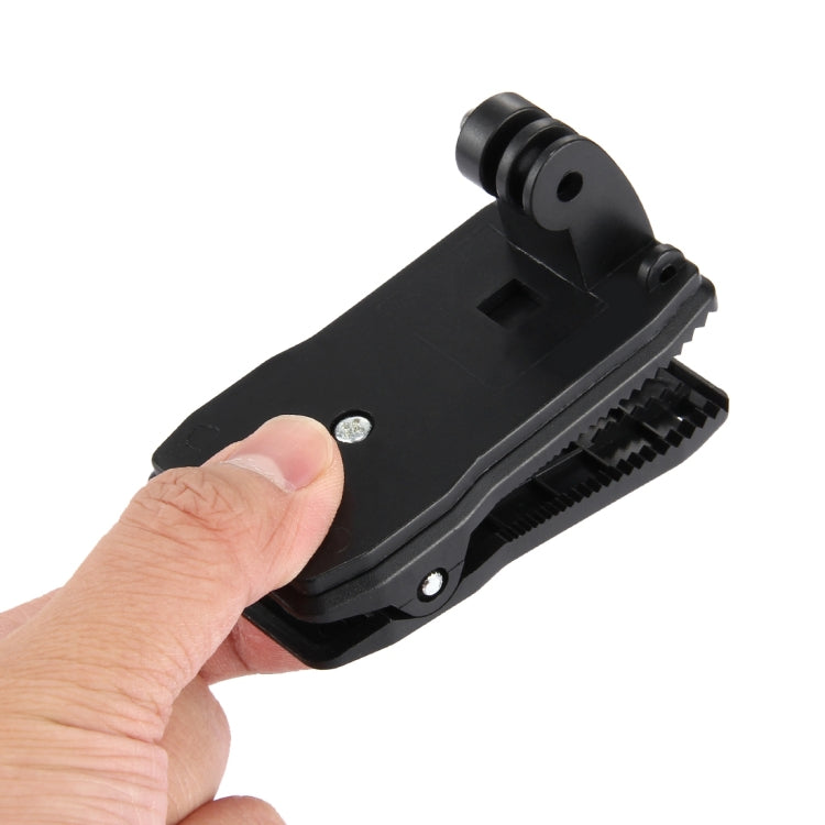 PULUZ 360 Degree Rotating Backpack Hat Rec-mounts Quick Release Clamp Mount for GoPro, Insta360, DJI and Other Action Cameras - HoMEdemic™ 