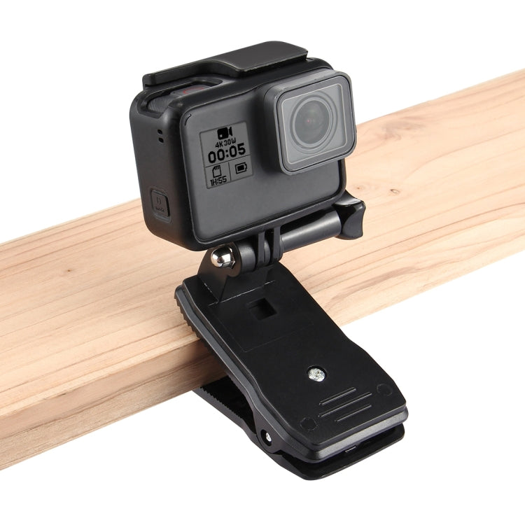 PULUZ 360 Degree Rotating Backpack Hat Rec-mounts Quick Release Clamp Mount for GoPro, Insta360, DJI and Other Action Cameras - HoMEdemic™ 