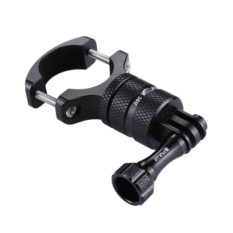 PULUZ 360 Degree Rotation Bike Aluminum Handlebar Adapter Mount with Screw for GoPro, Insta360, DJI and Other Action Cameras(Black) - HoMEdemic™ 