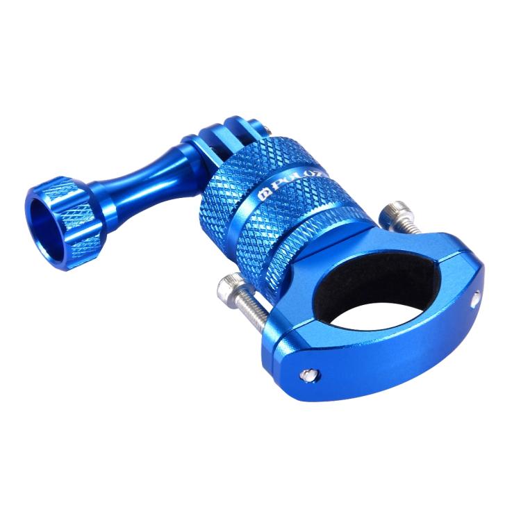 PULUZ 360 Degree Rotation Bike Aluminum Handlebar Adapter Mount with Screw for GoPro, Insta360, DJI and Other Action Cameras(Blue) - HoMEdemic™ 
