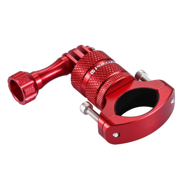 PULUZ 360 Degree Rotation Bike Aluminum Handlebar Adapter Mount with Screw for GoPro, Insta360, DJI and Other Action Cameras(Red) - HoMEdemic™ 