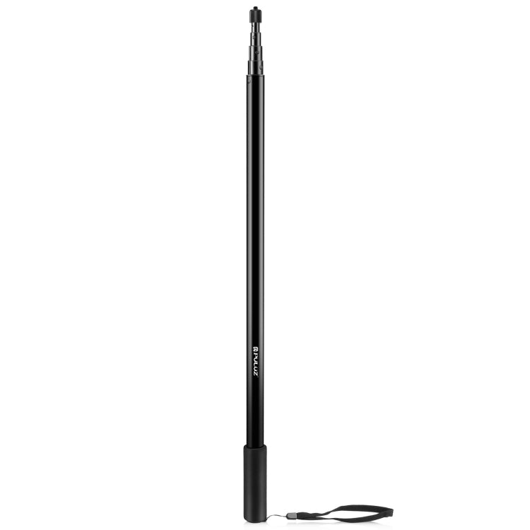 PULUZ 3m Metal Selfie Stick Monopod  for Insta360 One RS / X2 / X3 / X4 / DJI Osmo 360 (Black) - HoMEdemic™ 