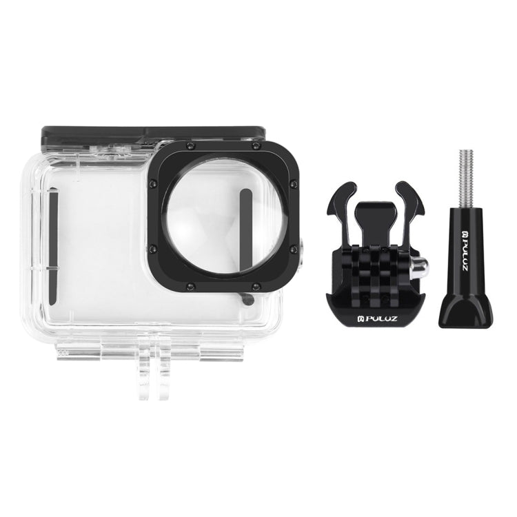 PULUZ 40m Waterproof Housing Protective Case with Buckle Basic Mount & Screw for GoPro HERO12 Black /11 Black /11 Black Mini /10 Black /9 Black Max Lens Mod(Transparent) - HoMEdemic™ 