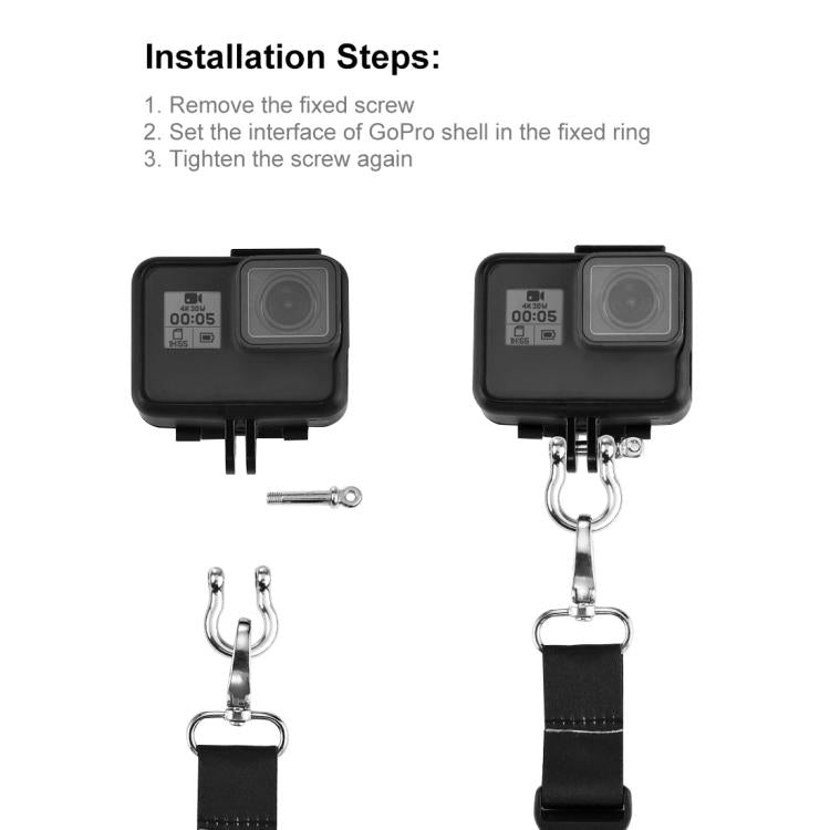 PULUZ 60cm Detachable Long Neck Strap Lanyard SlingGoPro, Insta360, DJI and Other Action Cameras - HoMEdemic™ 