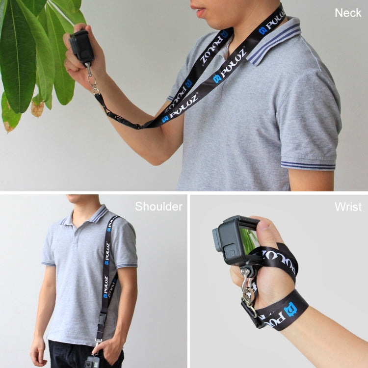 PULUZ 60cm Detachable Long Neck Strap Lanyard SlingGoPro, Insta360, DJI and Other Action Cameras - HoMEdemic™ 