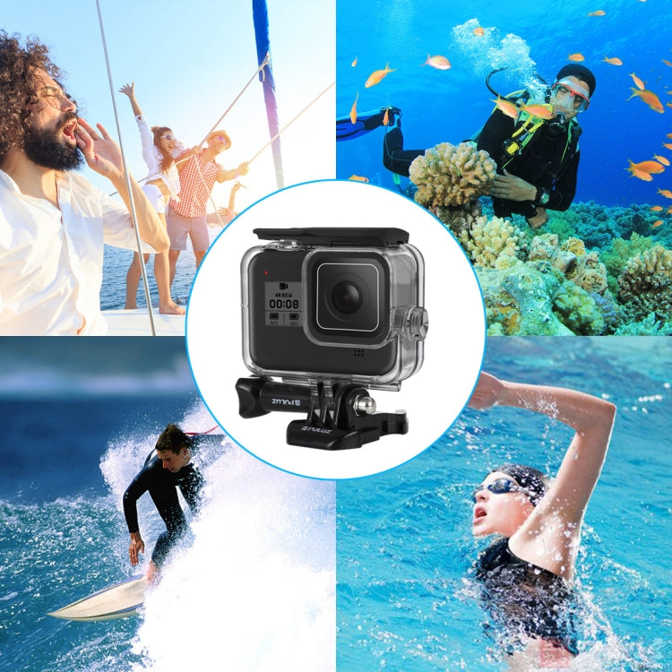 PULUZ 60m Underwater Depth Diving Case Waterproof Camera Housing for GoPro HERO8 Black - HoMEdemic™ 
