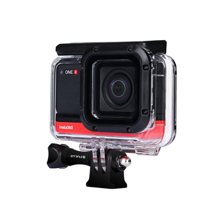 PULUZ 60m Underwater Depth Diving Case Waterproof Camera Housing for Insta360 ONE R 4K Wide-angle Edition(Transparent) - HoMEdemic™ 