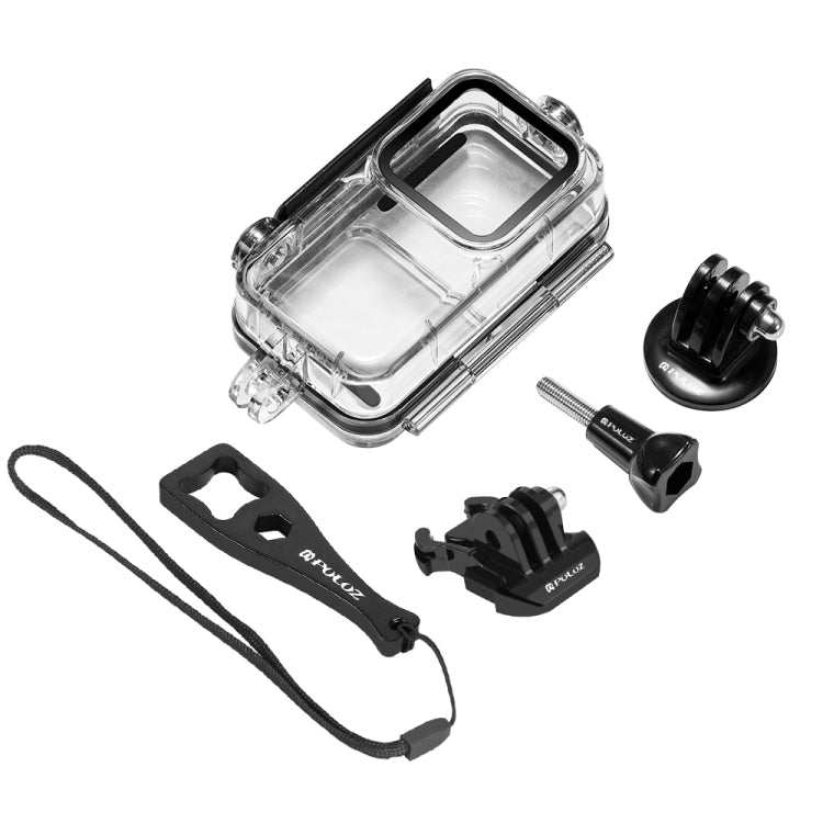 PULUZ 60m Waterproof Housing Diving Case for DJI Action 2 Camera Unit / Action 2 Power Combo / Action 2 Dual-Screen Combo(Transparent) - HoMEdemic™ 