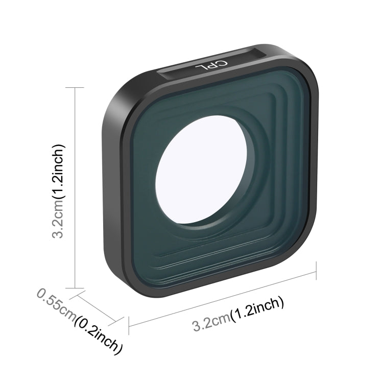 PULUZ Action Camera CPL Lens Filter For GoPro HERO13 Black /12 Black /11 Black /11 Black Mini /10 Black /9 Black - HoMEdemic™ 
