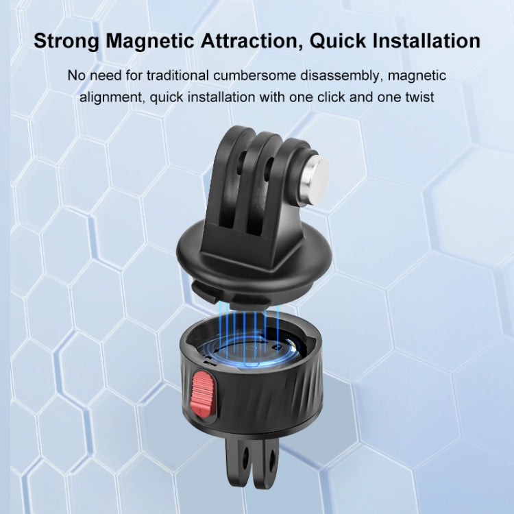 PULUZ Action Camera Magnetic Base Adapter (Black) - HoMEdemic™ 