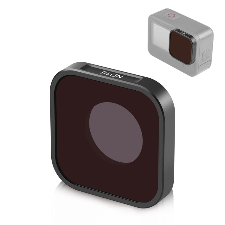 PULUZ Action Camera ND16 Lens Filter For GoPro HERO13 Black /12 Black /11 Black /11 Black Mini /10 Black /9 Black - HoMEdemic™ 