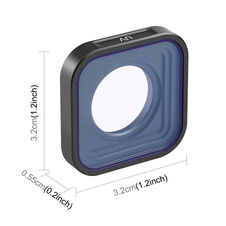 PULUZ Action Camera UV Lens Filter For GoPro HERO13 Black /12 Black /11 Black /11 Black Mini /10 Black /9 Black - HoMEdemic™ 