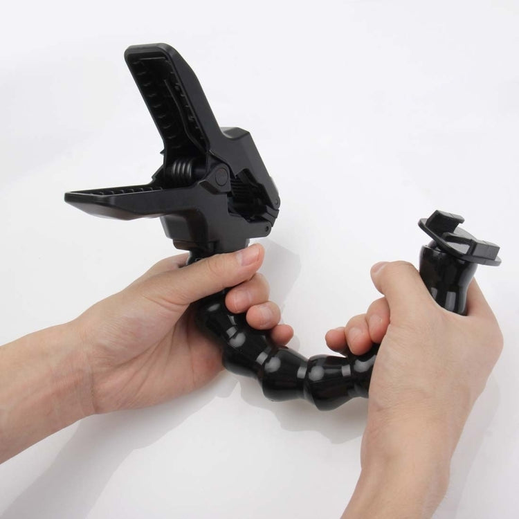 PULUZ Action Sports Cameras Jaws Flex Clamp Mount for GoPro, Insta360, DJI and Other Action Cameras - HoMEdemic™ 