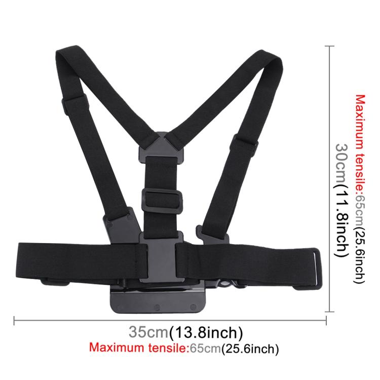 PULUZ Adjustable Body Mount Belt Chest Strap with J Hook Mount & Long Screw for GoPro, Insta360, DJI and Other Action Cameras - HoMEdemic™ 