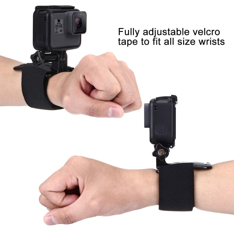 PULUZ Adjustable Wrist Strap Mount for GoPro, Insta360, DJI and Other Action Cameras, Strap Length: 28.5cm - HoMEdemic™ 