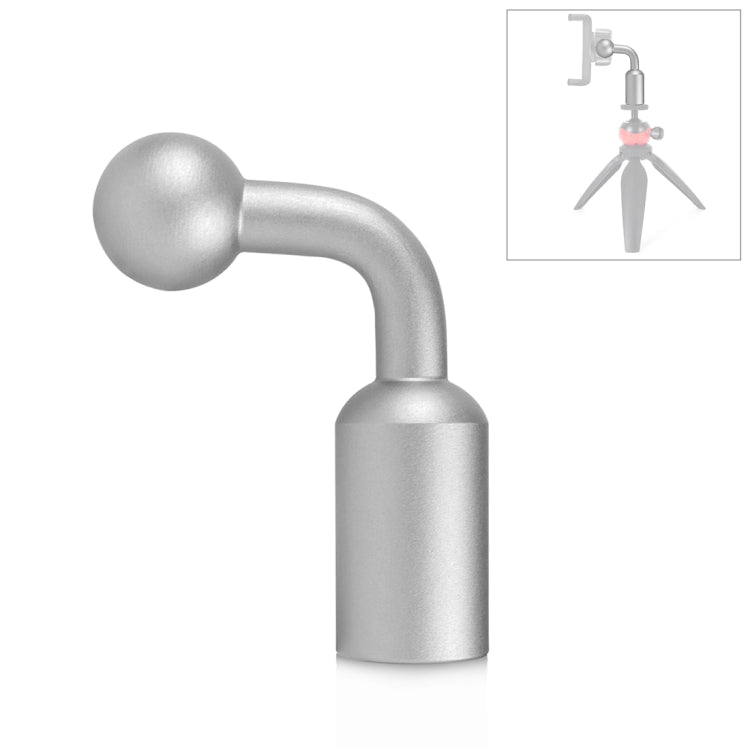 PULUZ Aluminum Alloy 17mm Ball Head Bracket Base Adapter (Silver) - HoMEdemic™ 