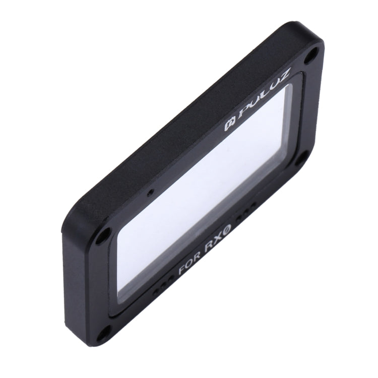 PULUZ Aluminum Alloy Flame + Tempered Glass Lens Protector for Sony RX0 / RX0 II, with Screws and Screwdrivers(Black) - HoMEdemic™ 